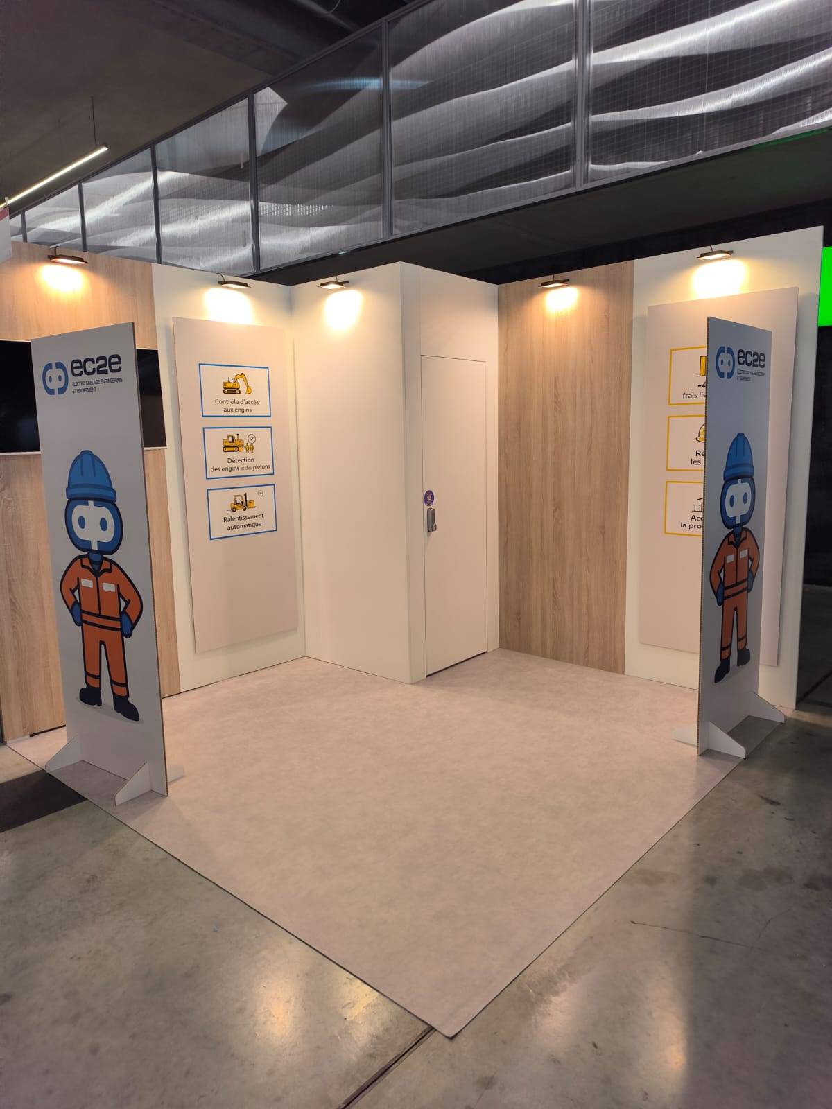 Stand EC2E, salon industrie, conçu par Make Your Stand